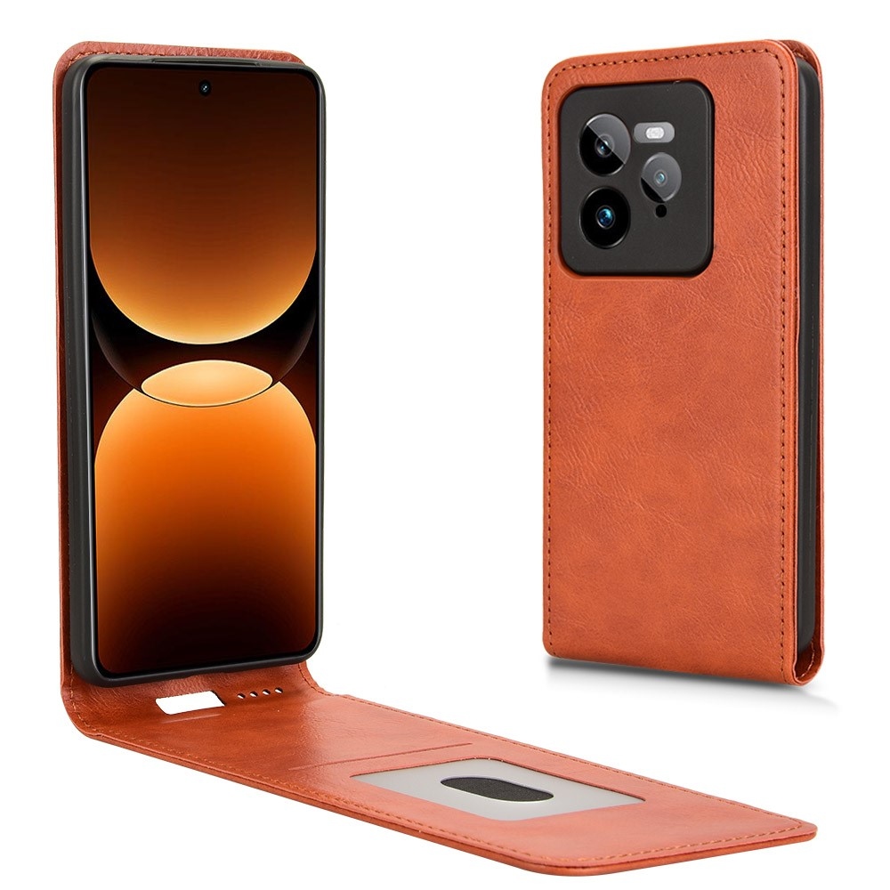 Vert flip tok a Realme GT 7 Pro 5G készülékhez - narancssárga