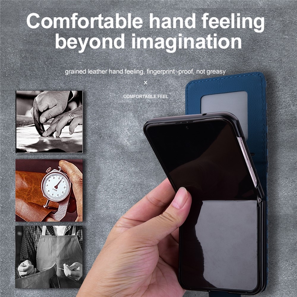 Gridy könyvtáska Samsung Galaxy Z Flip7 5G - kék
