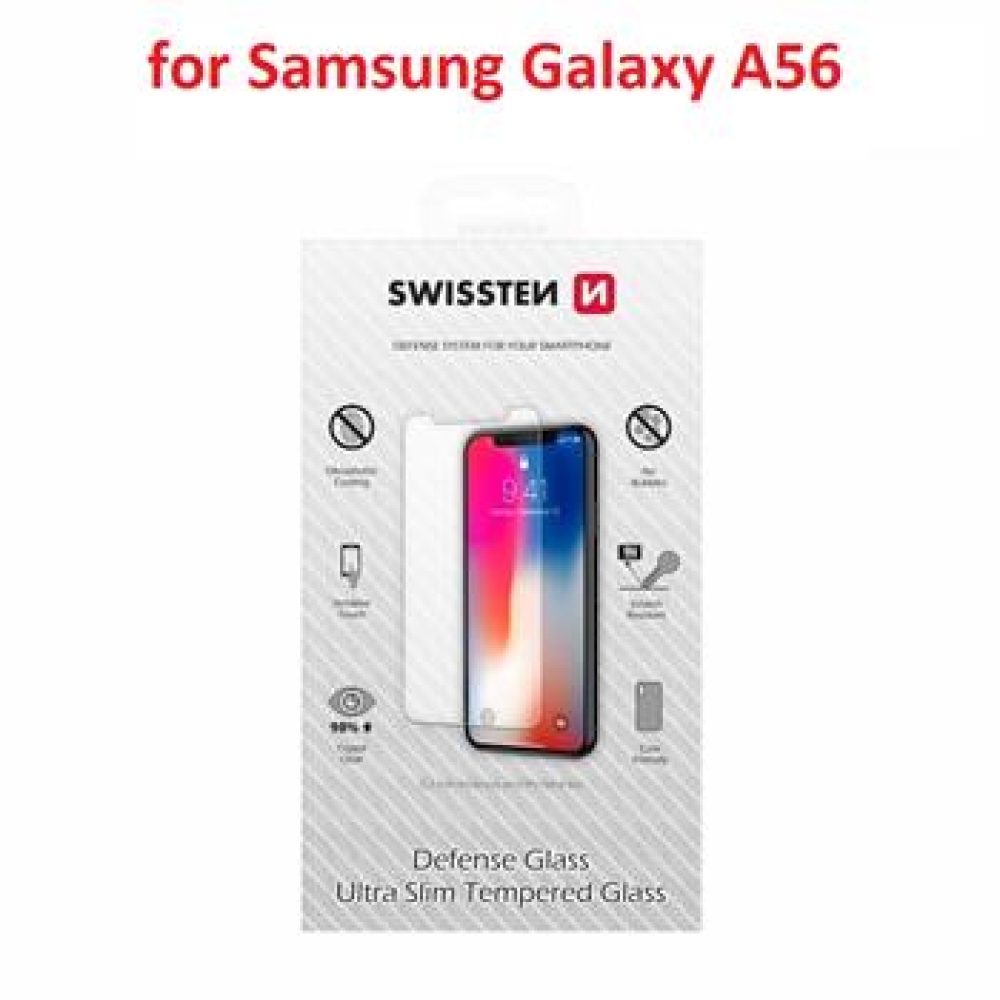 2,5D Swissten edzett üveg a Samsung Galaxy A56 5G-n