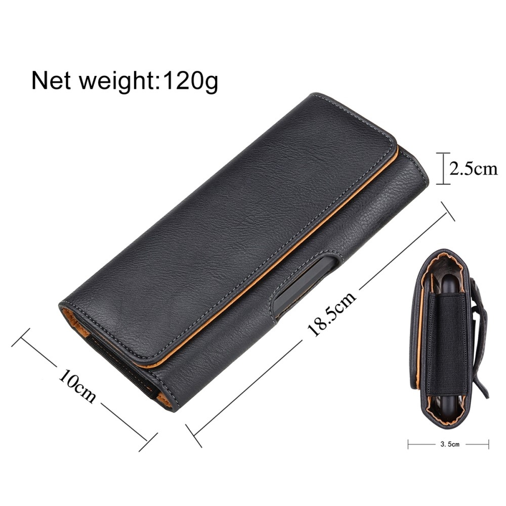 Holster univerzális övtáska 185 x 100 x 25 mm - fekete