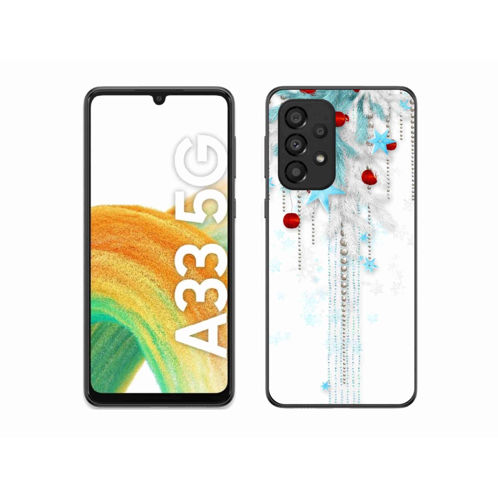 Gél borítás mmCase Samsung Galaxy A33 5G - karácsonyi dekorációk