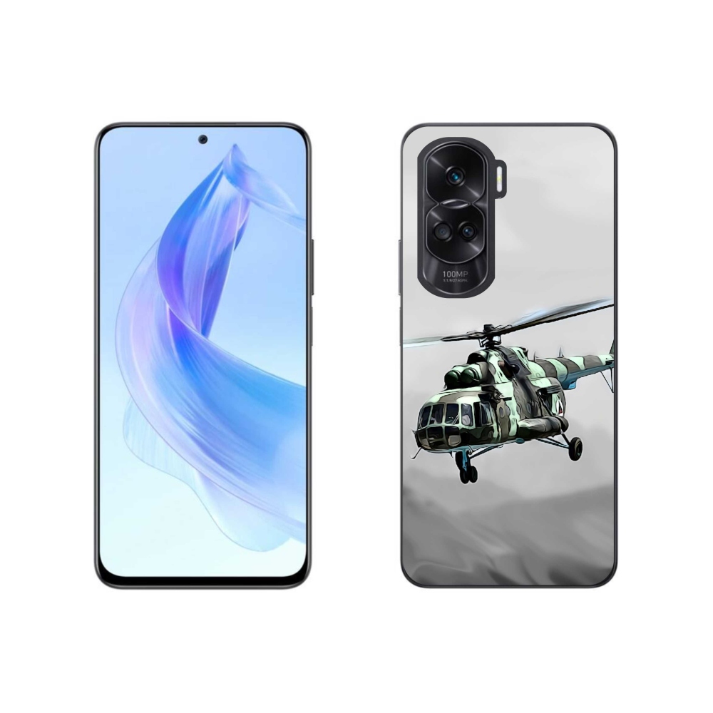 Zselés borítás mmCase a Honor 90 Lite-hoz - katonai helikopterhez