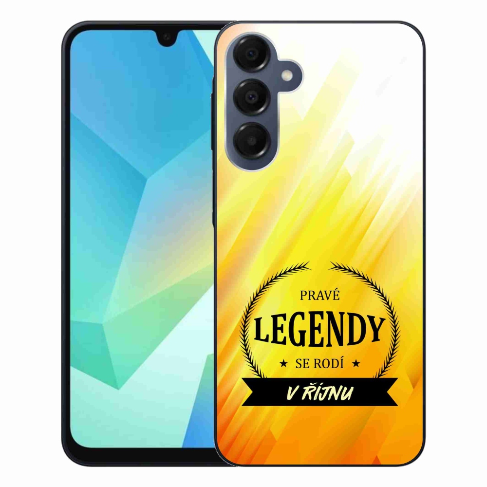 Gél borítás mmCase Samsung Galaxy A16 4G/5G - Októberi legendák sárga háttérrel