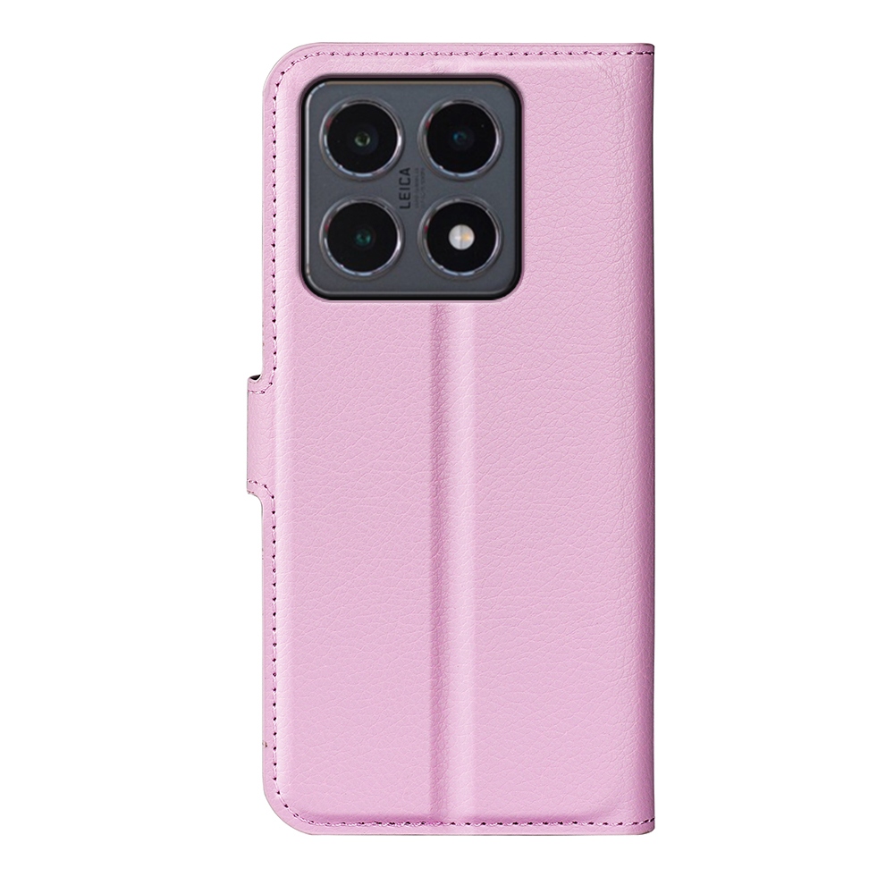 Litchi könyv tok a Xiaomi 15T-hez - rózsaszínű