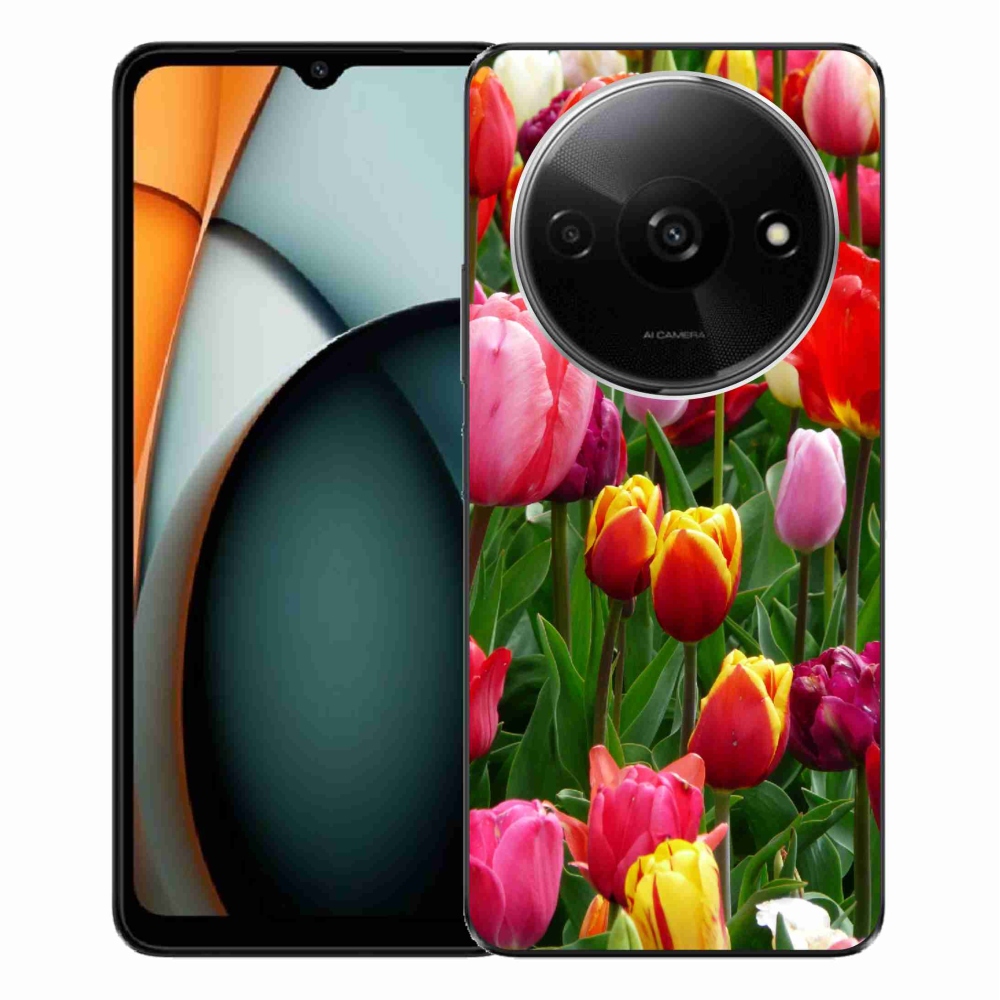 Gél borítás mmCase a Xiaomi Redmi A3-hoz - tulipánok