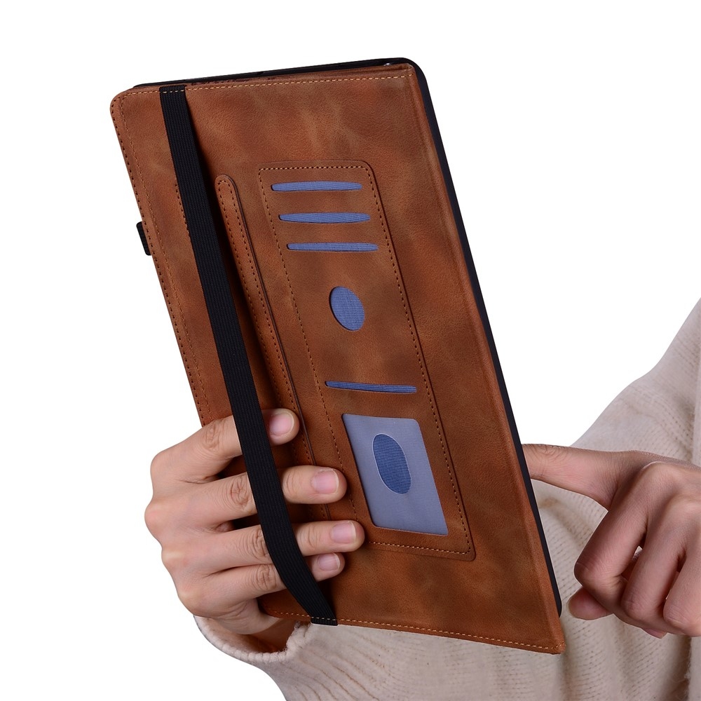 Szív záró tok Xiaomi Redmi Pad SE 8.7 tablethez - barna