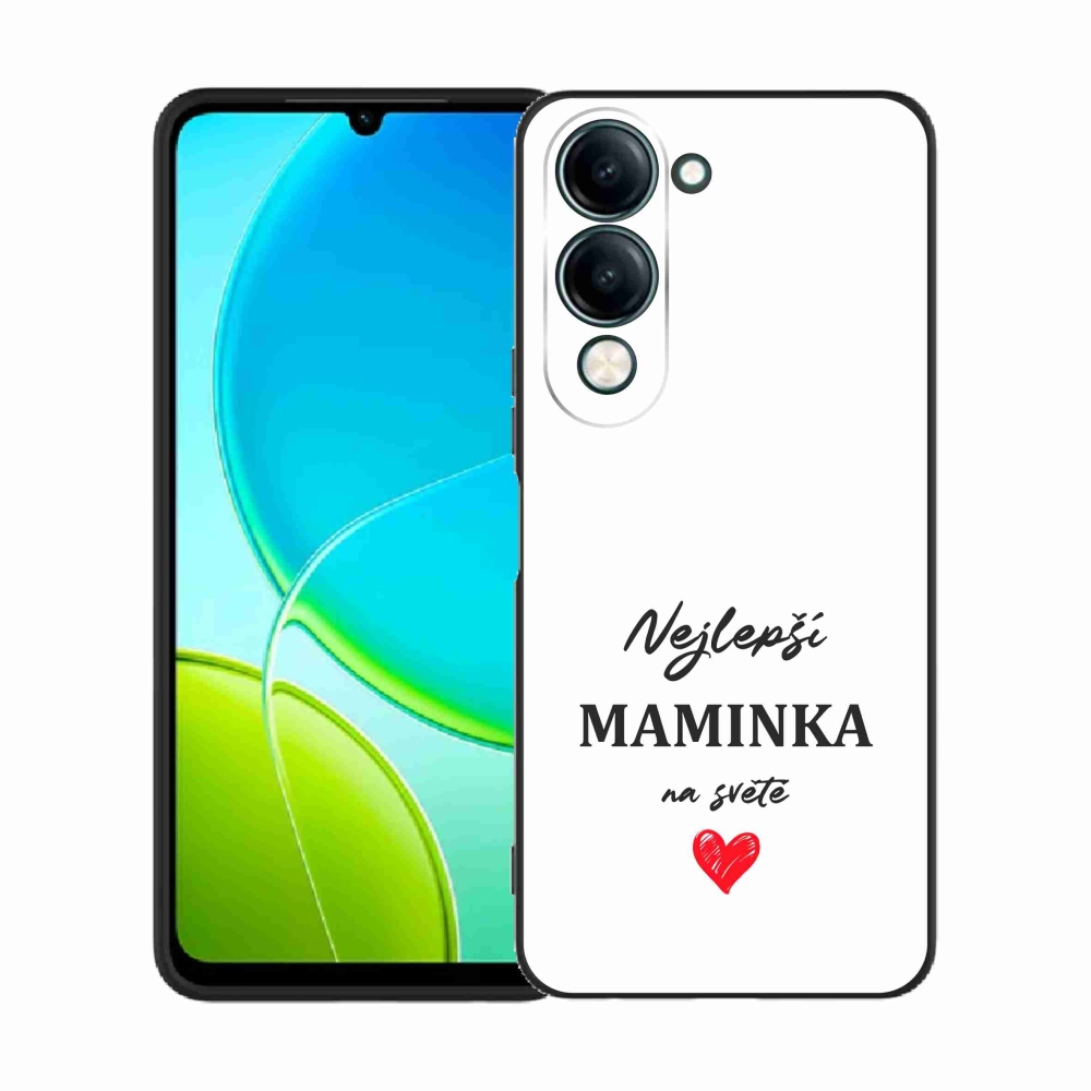 Gél borító mmCase a Vivo Y29s 5G-n - legjobb anya 1 fehér háttér
