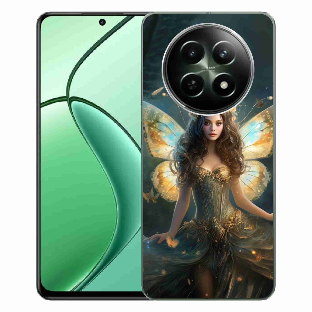 Gél borítás mmCase a Realme 12 5G/12x 5G készülékhez - pillangó nő