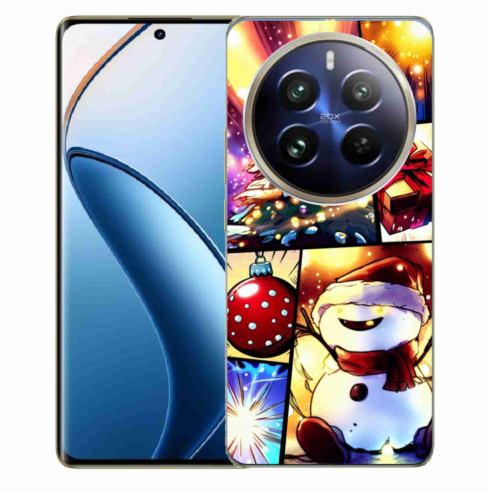 Gél borítás mmCase a Realme 12 Pro 5G/12 Pro+ 5G modellhez - karácsonyi motívumok 1