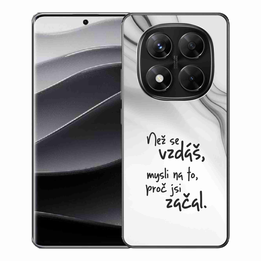 Gél borítás mmCase a Xiaomi Redmi Note 14 Pro 5G/Poco X7 5G számára - idézem 2 fehér háttér