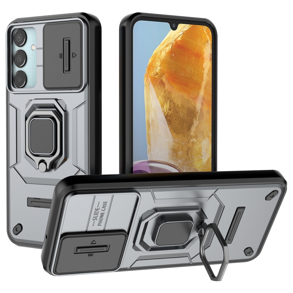 Lencseálló hibrid borítás Samsung Galaxy M15 5G készülékhez - szürke