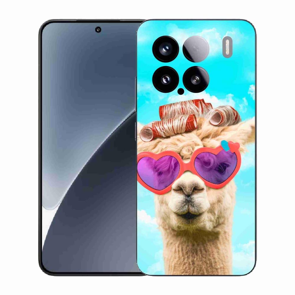 Gél borító mmCase a Xiaomi 15-öshöz - szemüveges láma