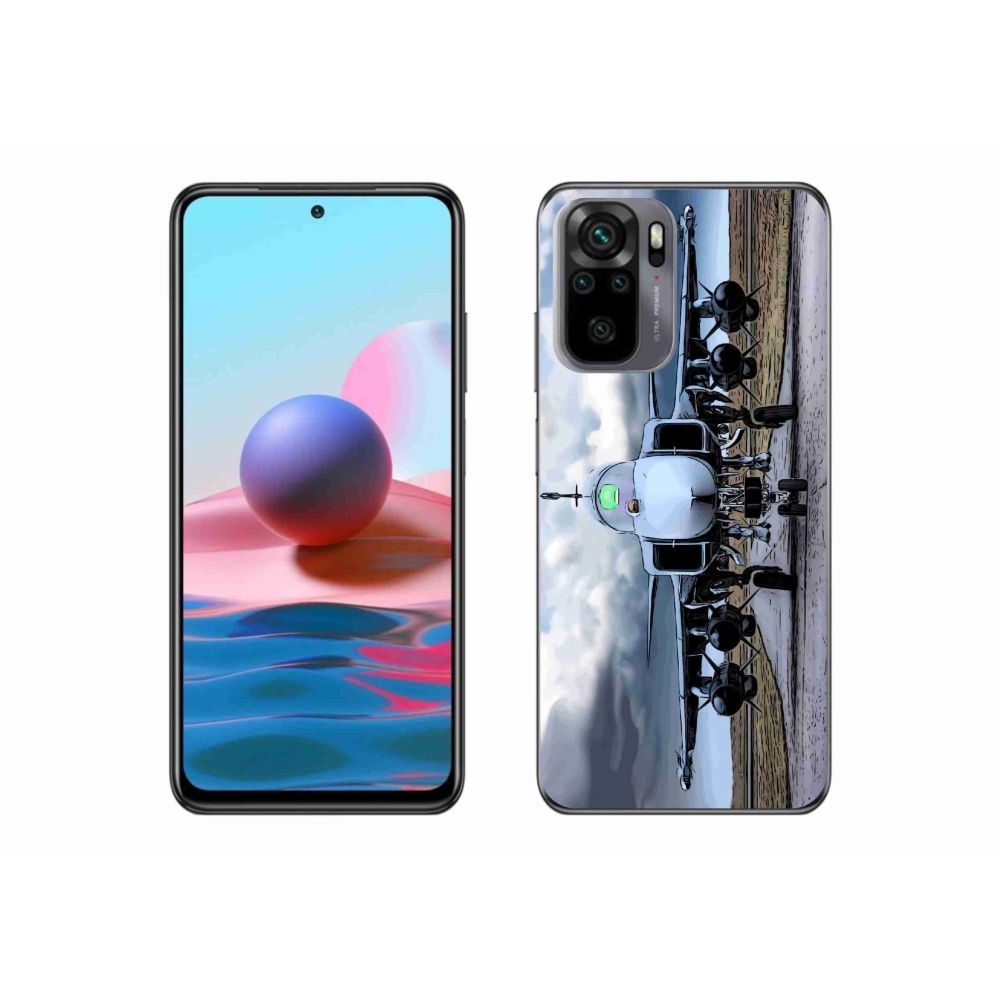 Gél borítás mmCase a Xiaomi Poco M5s számára - katonai repülőgépek