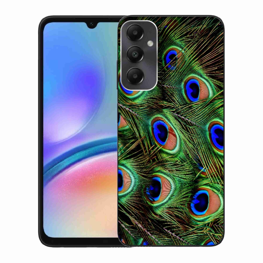 Gél védőhuzat mmCase Samsung Galaxy A05s készülékhez - pávatoll