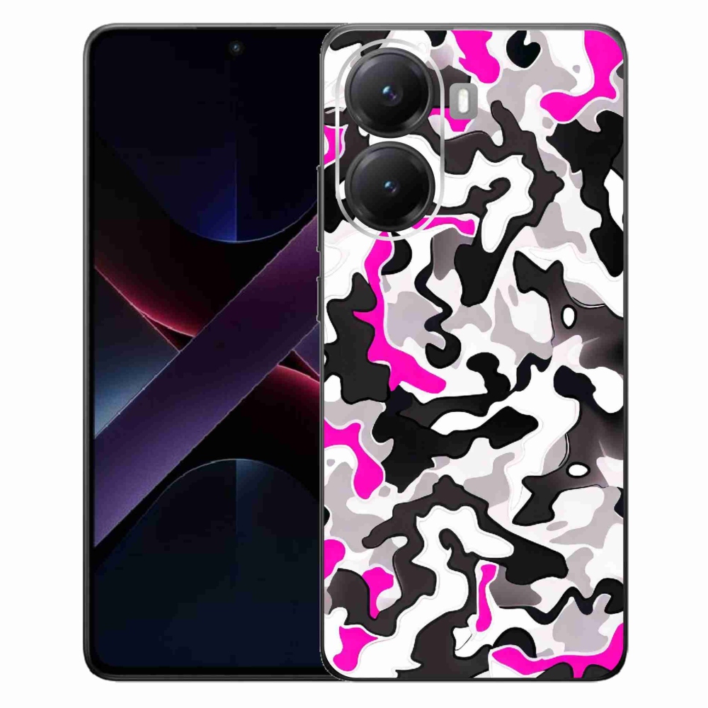 Gél borítás mmCase a Xiaomi Poco X7 Pro 5G számára - álcázó minta 5