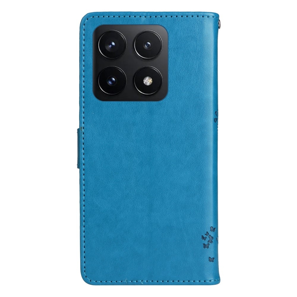 Fák könyve tok Xiaomi 14T - kék