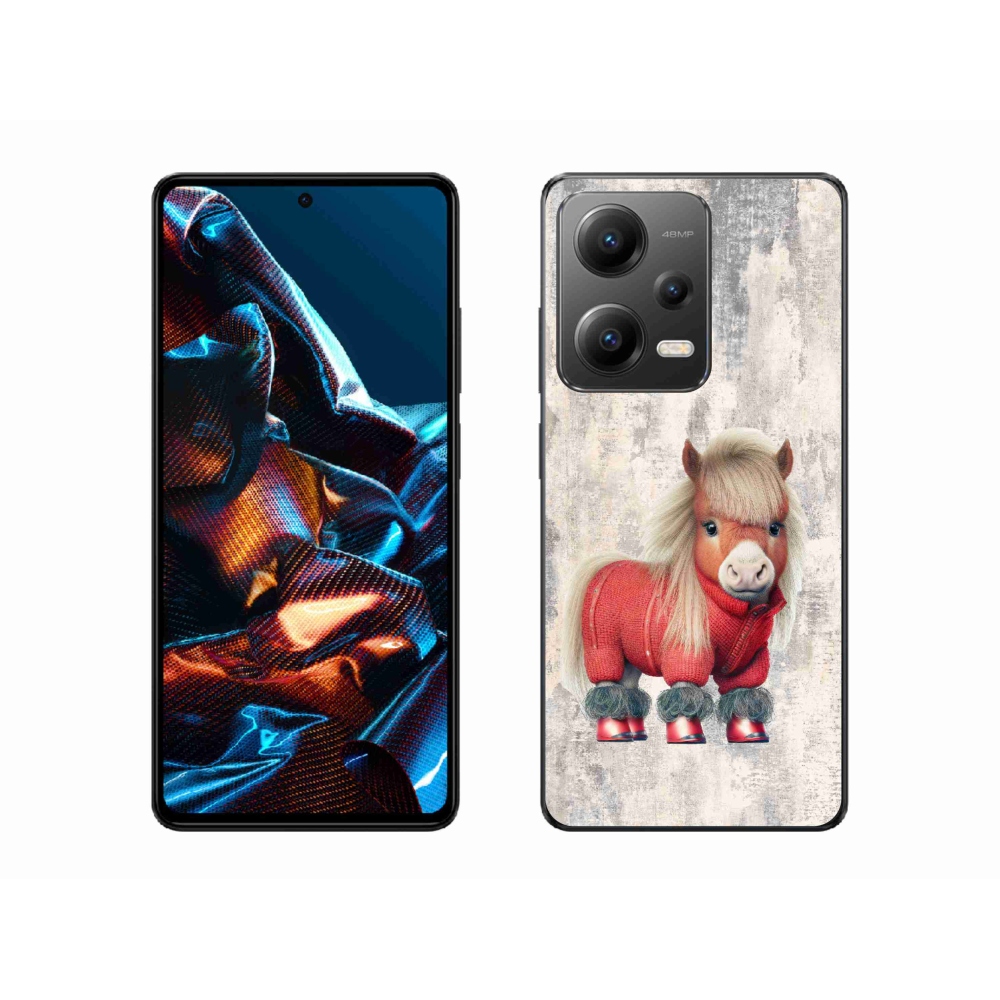 Gél borítás mmCase a Xiaomi Redmi Note 12 Pro 5G-hez - póni pulóverben