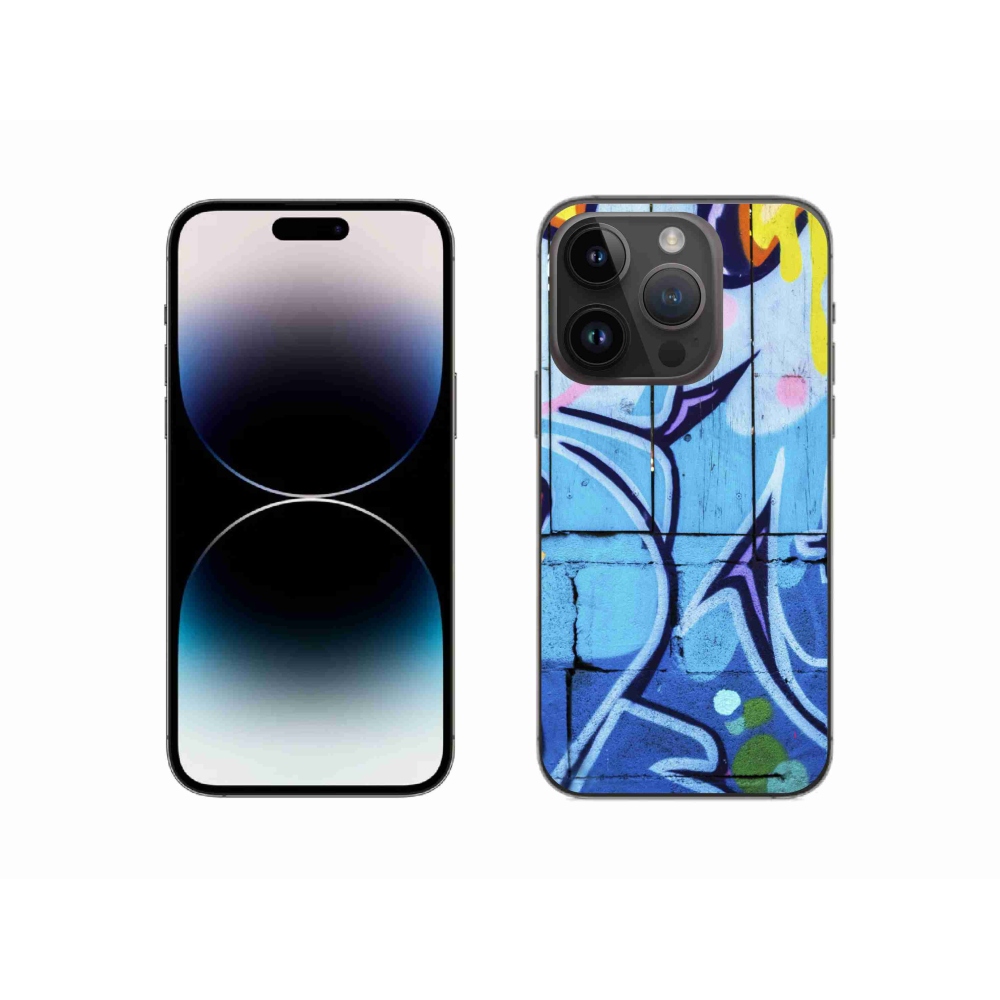 Zselés borítás mmCase iPhone 14 Pro készülékhez - graffiti