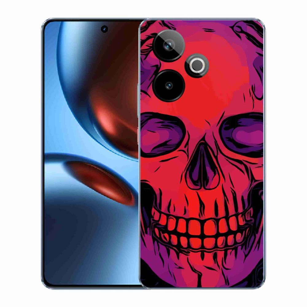 Zselés borítás mmCase a Realme GT 7 5G/GT 7T 5G számára - koponya
