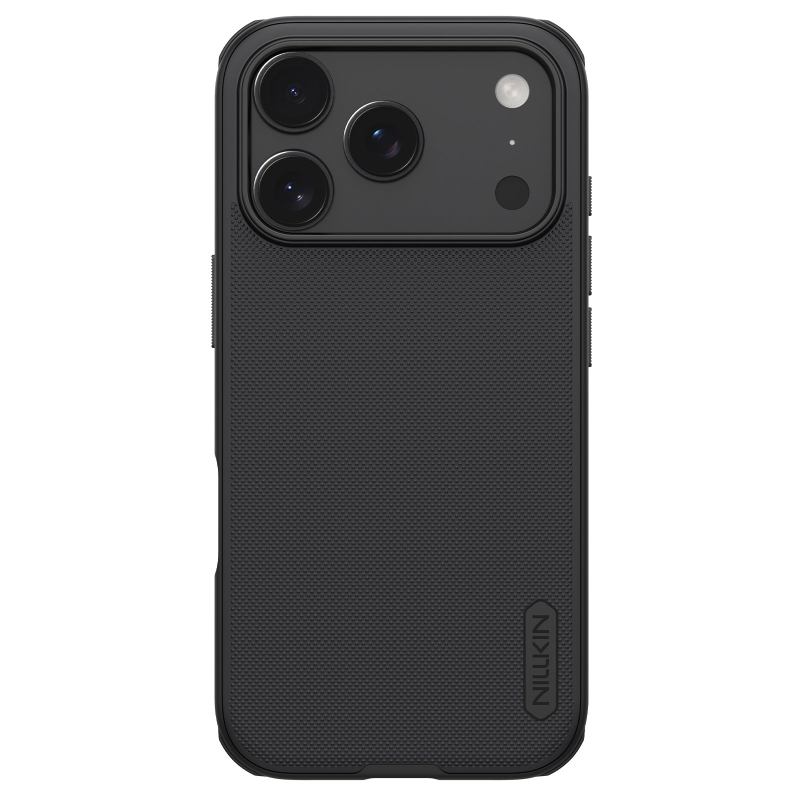 Nillkin Super Frosted PRO hátlap az Apple iPhone 17 Pro készülékhez Fekete