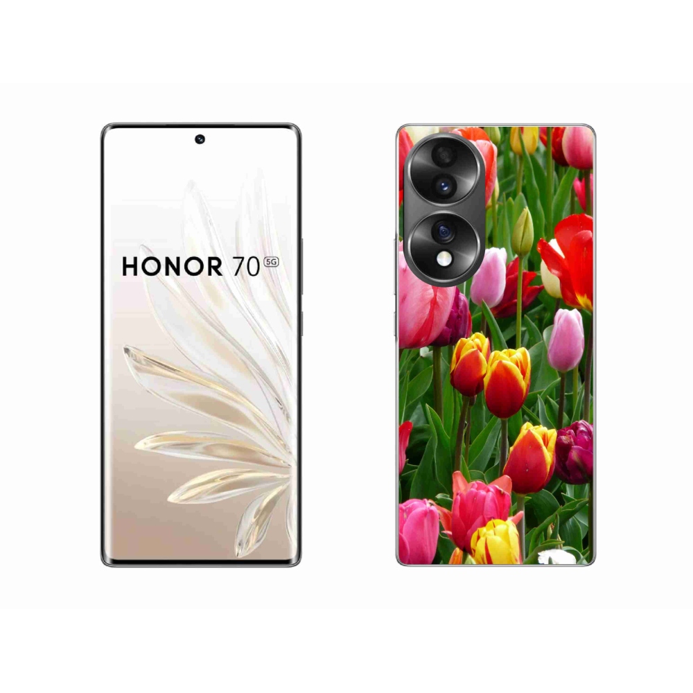 Zselés borítás mmCase a Honor 70-hez - tulipánok