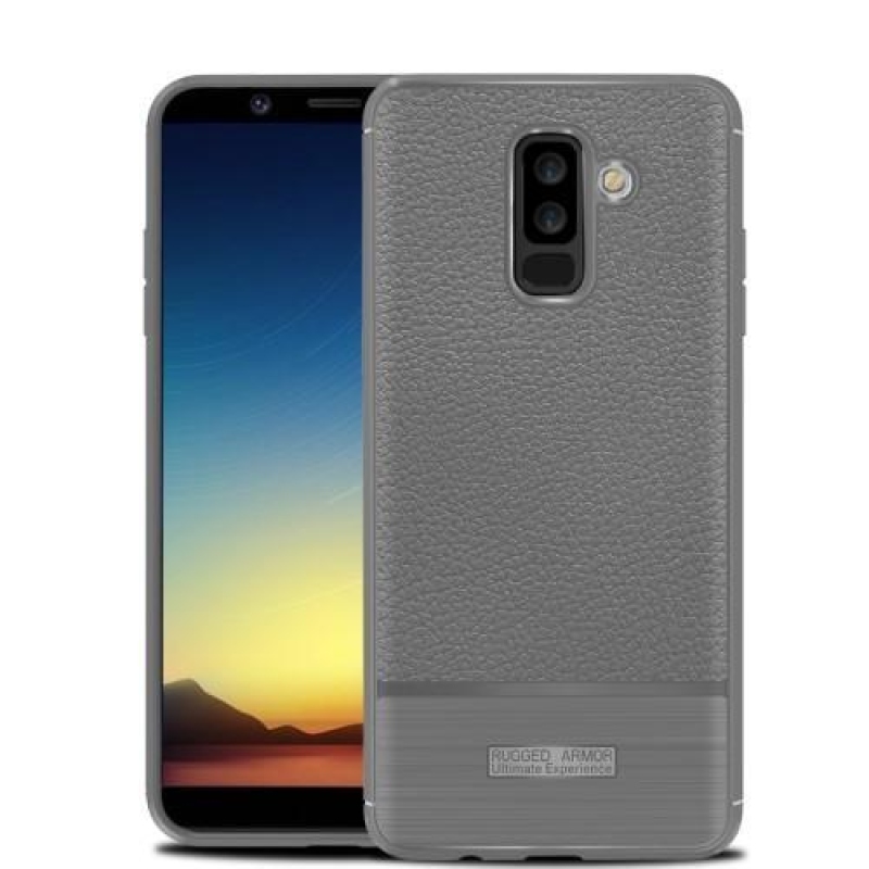 Dash tartós tok Samsung Galaxy A6 Plus készülékhez - szürke