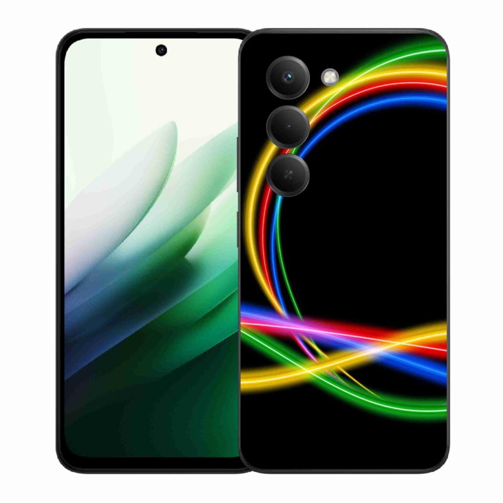 Gél borítás mmCase a Xiaomi Redmi 15 5G-hez - neon körök