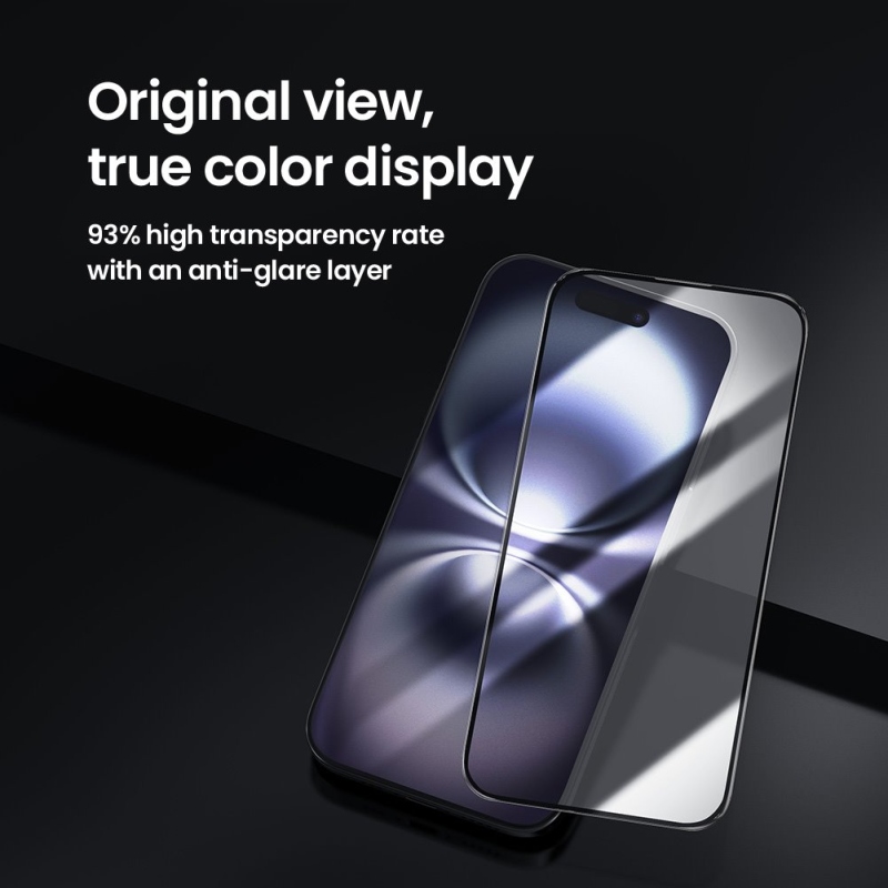 Nillkin edzett üveg 2.5D CP+ PRO fekete Apple iPhone 16 készülékhez (applikátorral)