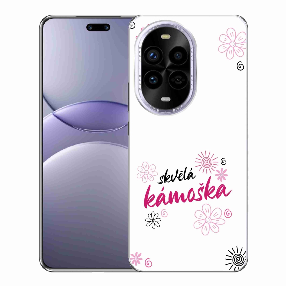 Gél borítás mmCase a Huawei Nova 13 Pro 5G-n - nagyszerű haver fehér háttérrel