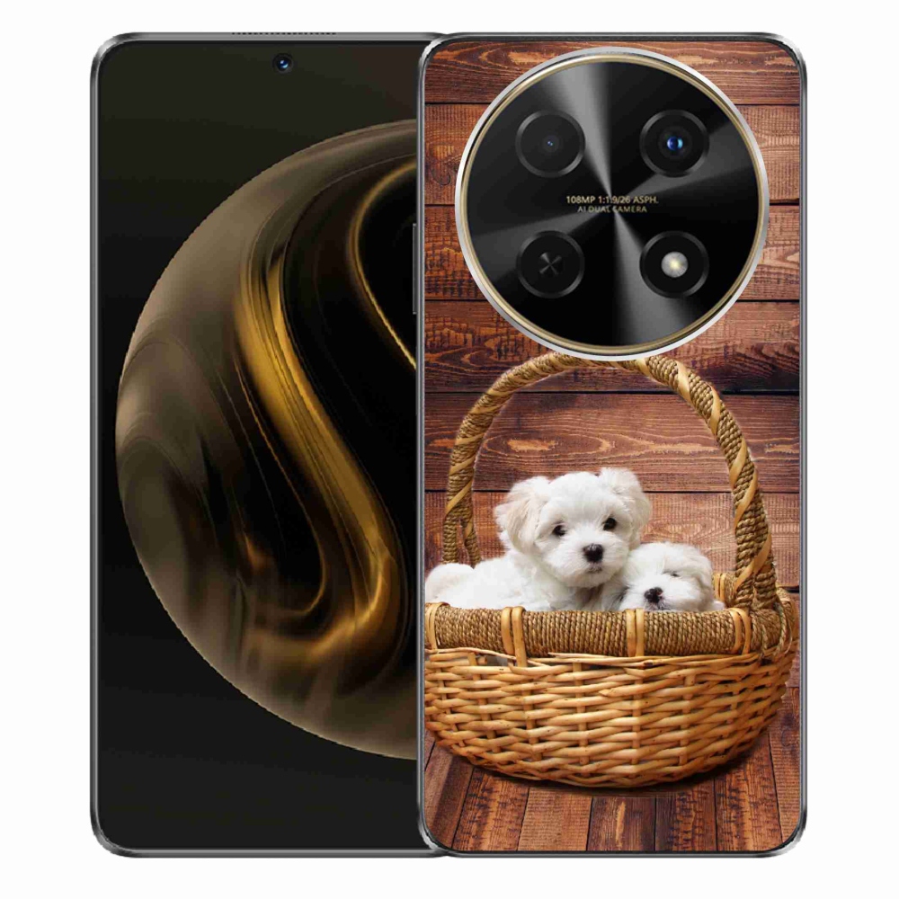 Gél borítás mmCase a Huawei Nova 12i számára - kölyökkutyák