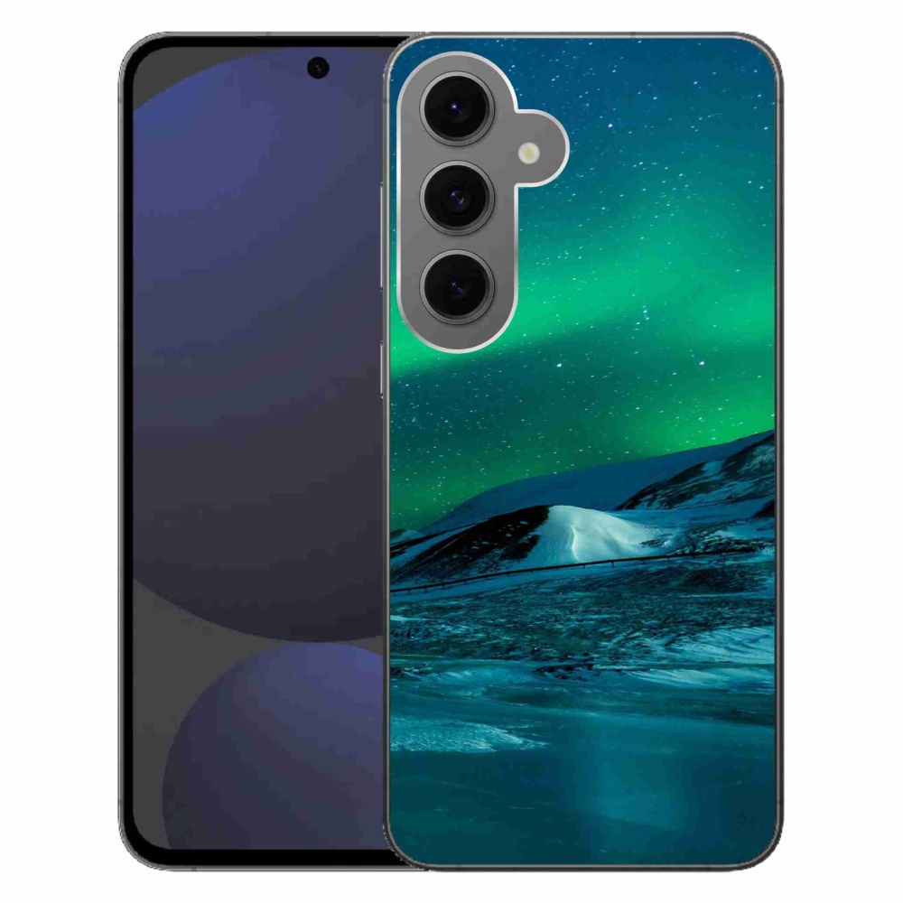 Gél borítás mmCase Samsung Galaxy S24 FE készülékhez - sarki fény