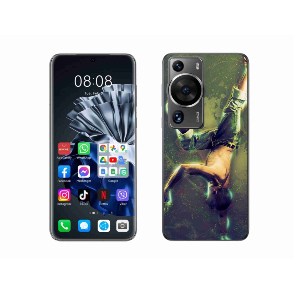 Gél borítás mmCase a Huawei P60 Pro számára - breakdance