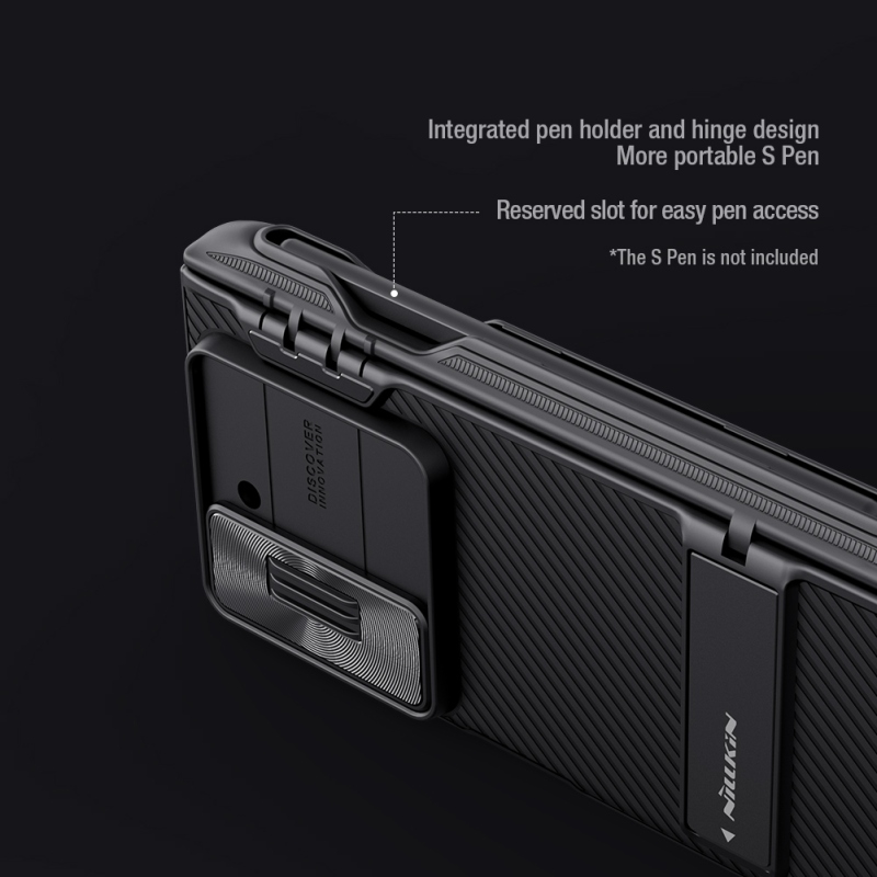 Nillkin CamShield FOLD Slot+Stand Back Cover for Samsung Galaxy Z Fold 6 Fekete fekete