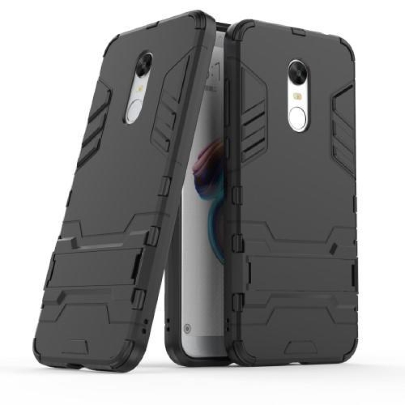 Defender hibrid tartós tok flip állvánnyal Xiaomi Redmi 5 készülékhez - fekete