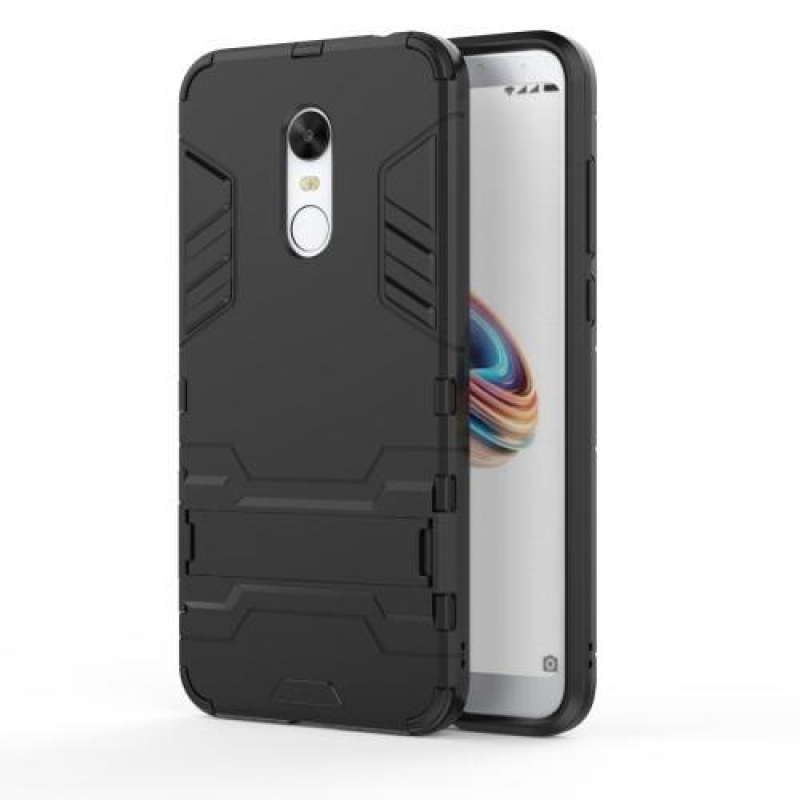 Defender hibrid tartós tok flip állvánnyal Xiaomi Redmi 5 készülékhez - fekete