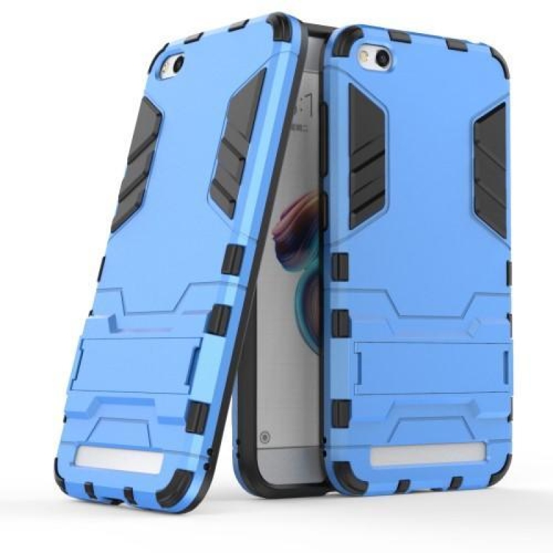 Defender tartós hibrid tok állvánnyal a Xiaomi Redmi 5A számára - világoskék színben