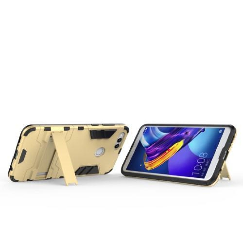 Defender tartós tok állvánnyal a Honor 7X-hez - arany színben