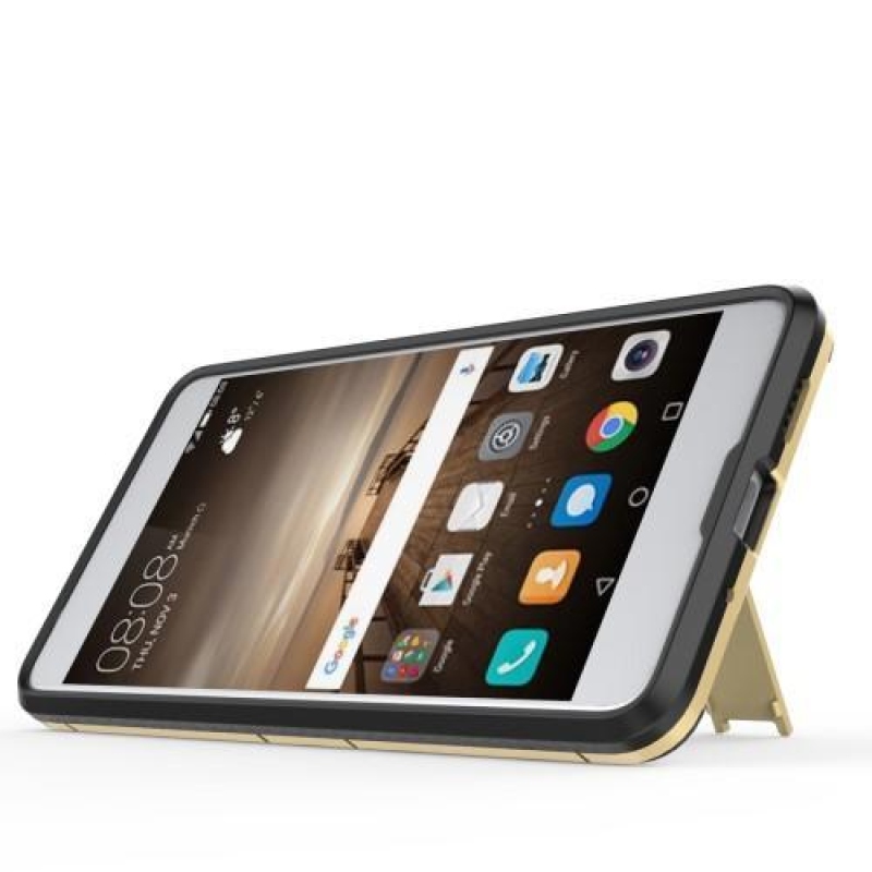 Defender tartós tok állvánnyal Huawei Mate 10 készülékhez - szürkéskék