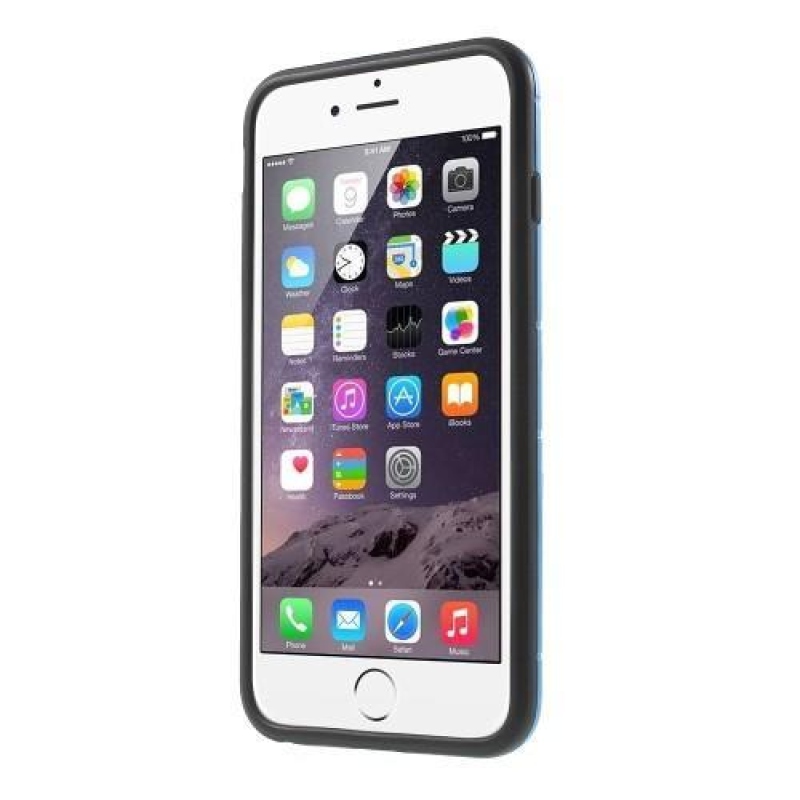 Defender tartós tok állvánnyal iPhone 6s Plus és 6 Plus készülékhez - kék