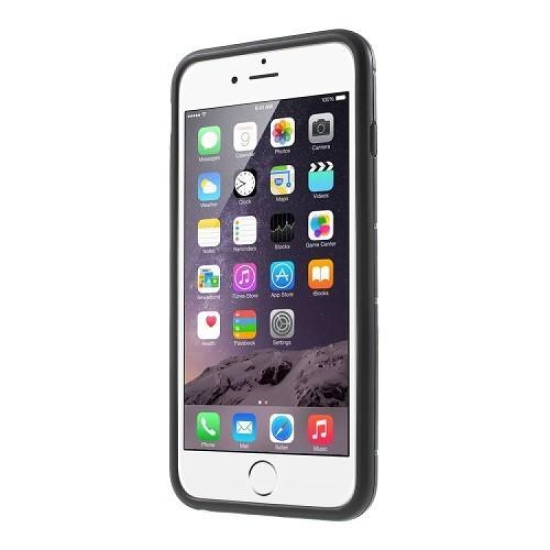 Defender tartós tok állvánnyal iPhone 6s Plus és 6 Plus készülékhez - szürkéskék
