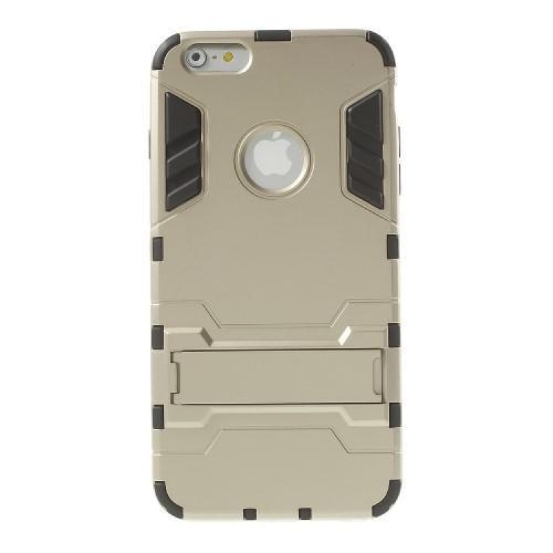 Defender tartós tok állvánnyal iPhone 6s Plus és 6 Plus készülékhez - arany színben