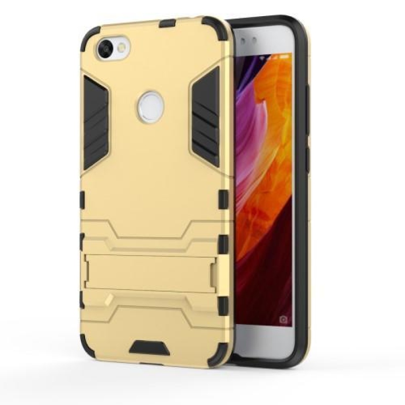 Defender tartós tok állvánnyal Xiaomi Redmi Note 5A Prime készülékhez - fekete