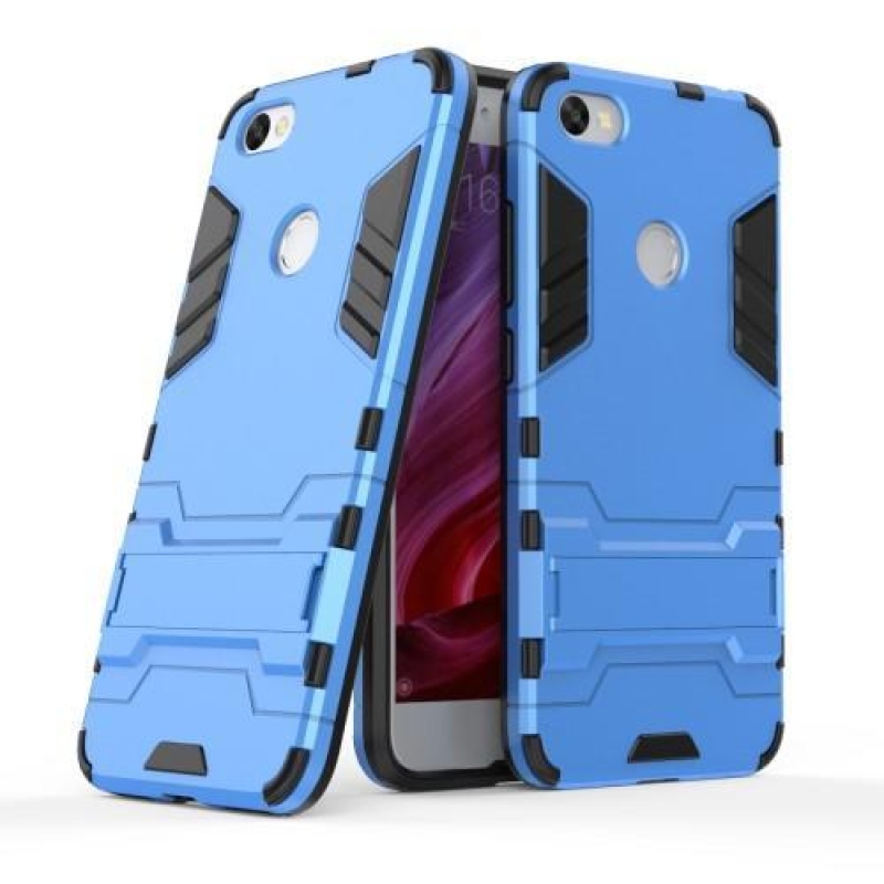 Defender tartós tok állvánnyal Xiaomi Redmi Note 5A Prime készülékhez - kék