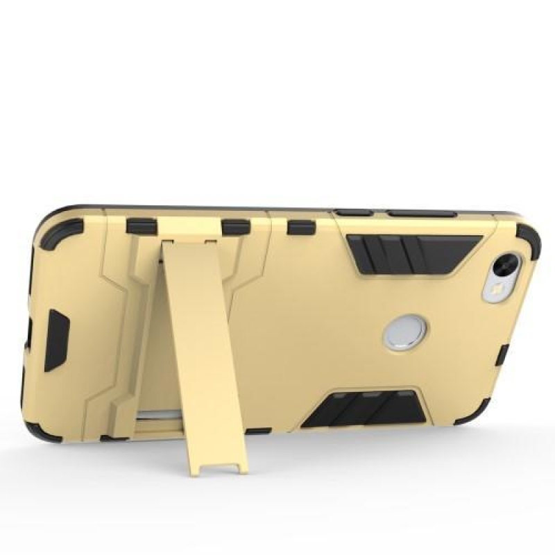 Defender tartós tok állvánnyal Xiaomi Redmi Note 5A Prime készülékhez - ezüst színű