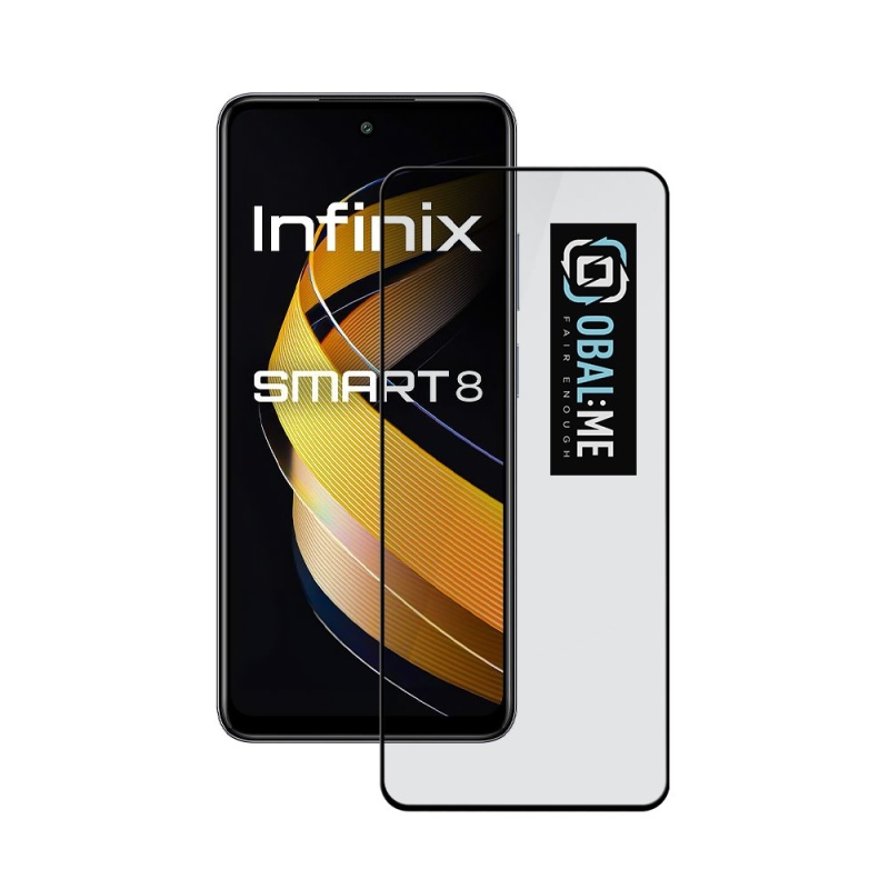 CSOMAG:ME 5D edzett üveg Infinix Smart 8 Fekete