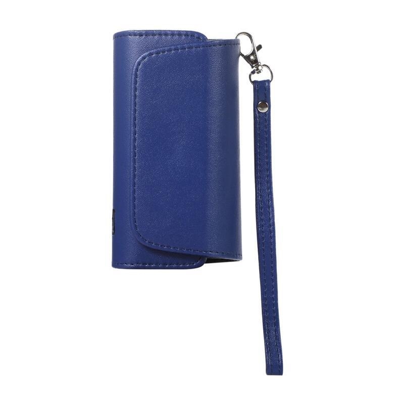 Denim PU bőr tok az IQOS 3.0-hoz - sötétkék