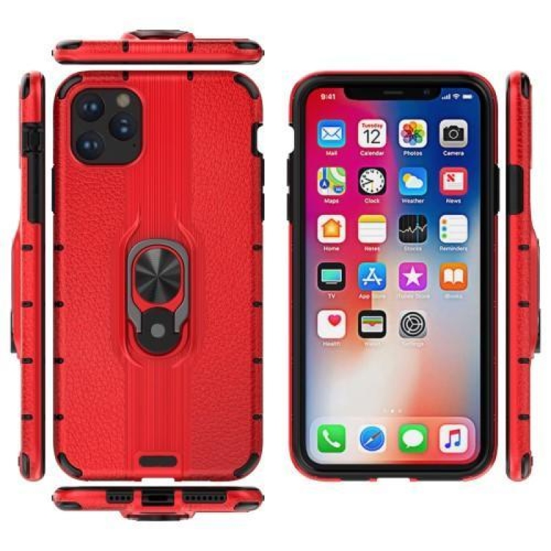 Levehető hibrid tartós mobiltok Apple iPhone 11 Pro Max 6.5 (2019) - piros