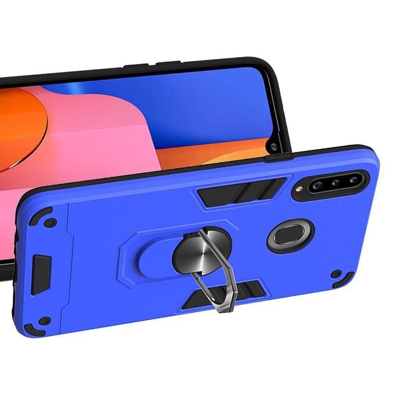 Levehető tartós hibrid tok Samsung Galaxy A20s készülékhez - világoskék színben
