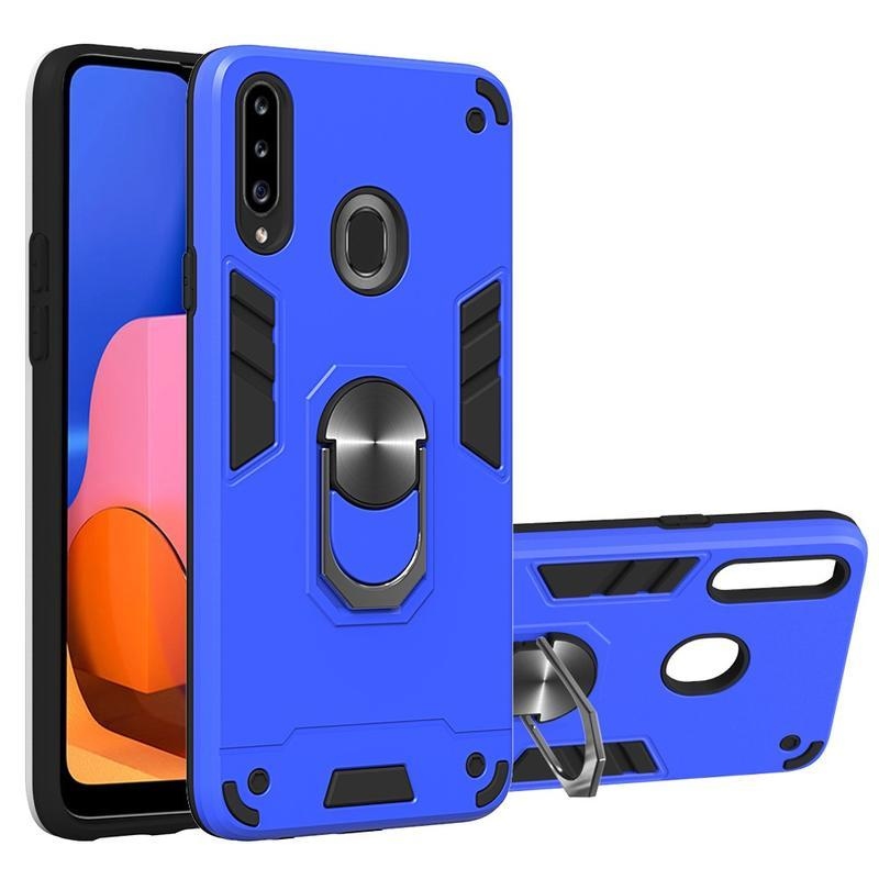 Levehető tartós hibrid tok Samsung Galaxy A20s készülékhez - világoskék színben