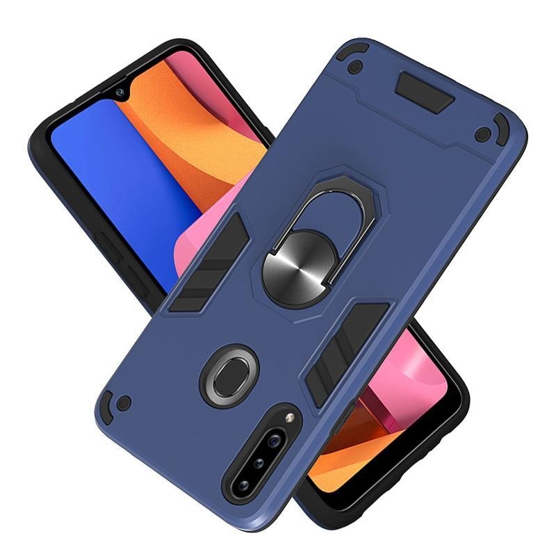 Levehető tartós hibrid tok Samsung Galaxy A20s készülékhez - sötétkék